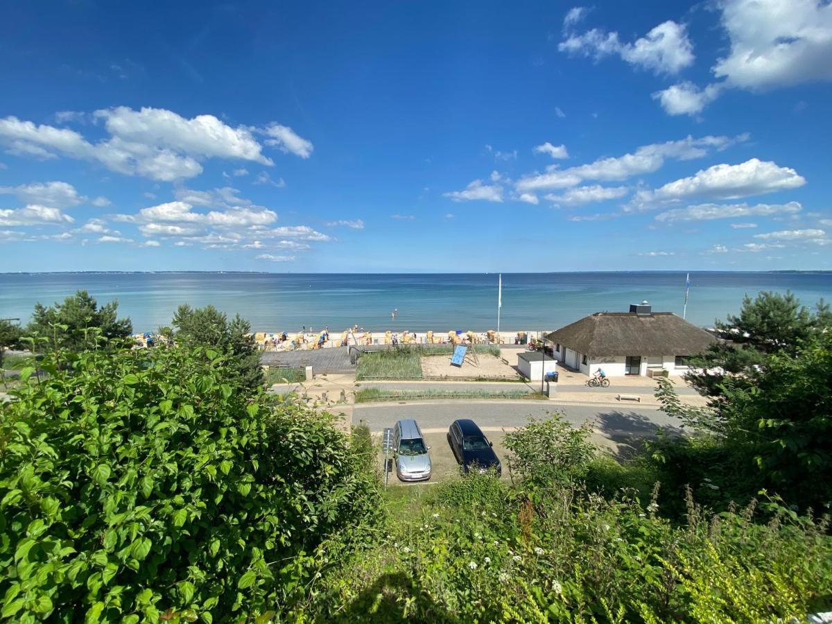 Moderne 3-Zi-Wohnung Mit Meerblick Direkt Am Strand Scharbeutz Eksteriør billede
